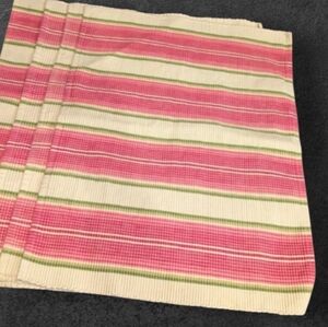 Striped Pink and Green Placemats